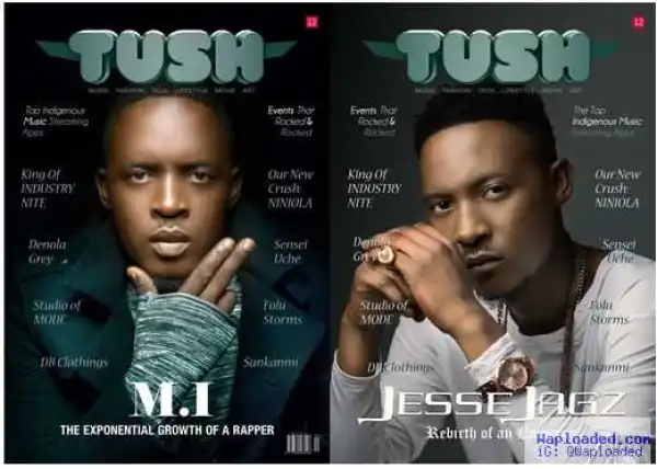The Abaga Brothers – M.I & Jesse Jagz Cover 12th Issue Of Tush Magazine